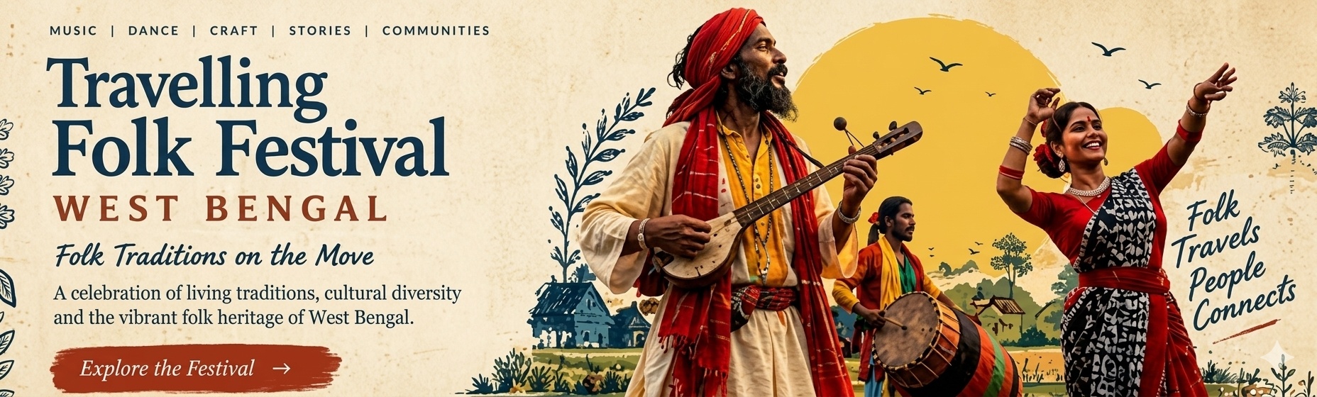 Travelling Folk Festival West Bengal - Patachitra Heritage Edition