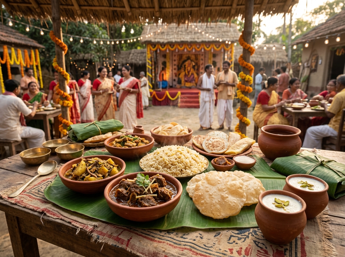 Traditional Bengali Village Food